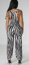 Load image into Gallery viewer, BE WILD JUMPSUIT BLACK
