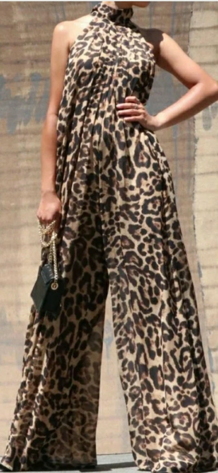 VACATION JUMPSUIT LEOPARD