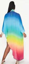 Load image into Gallery viewer, OMBRE CHIFFON ASYMMETRIC TOP
