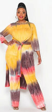 Load image into Gallery viewer, TYE DYE PALAZZO PANTS SET
