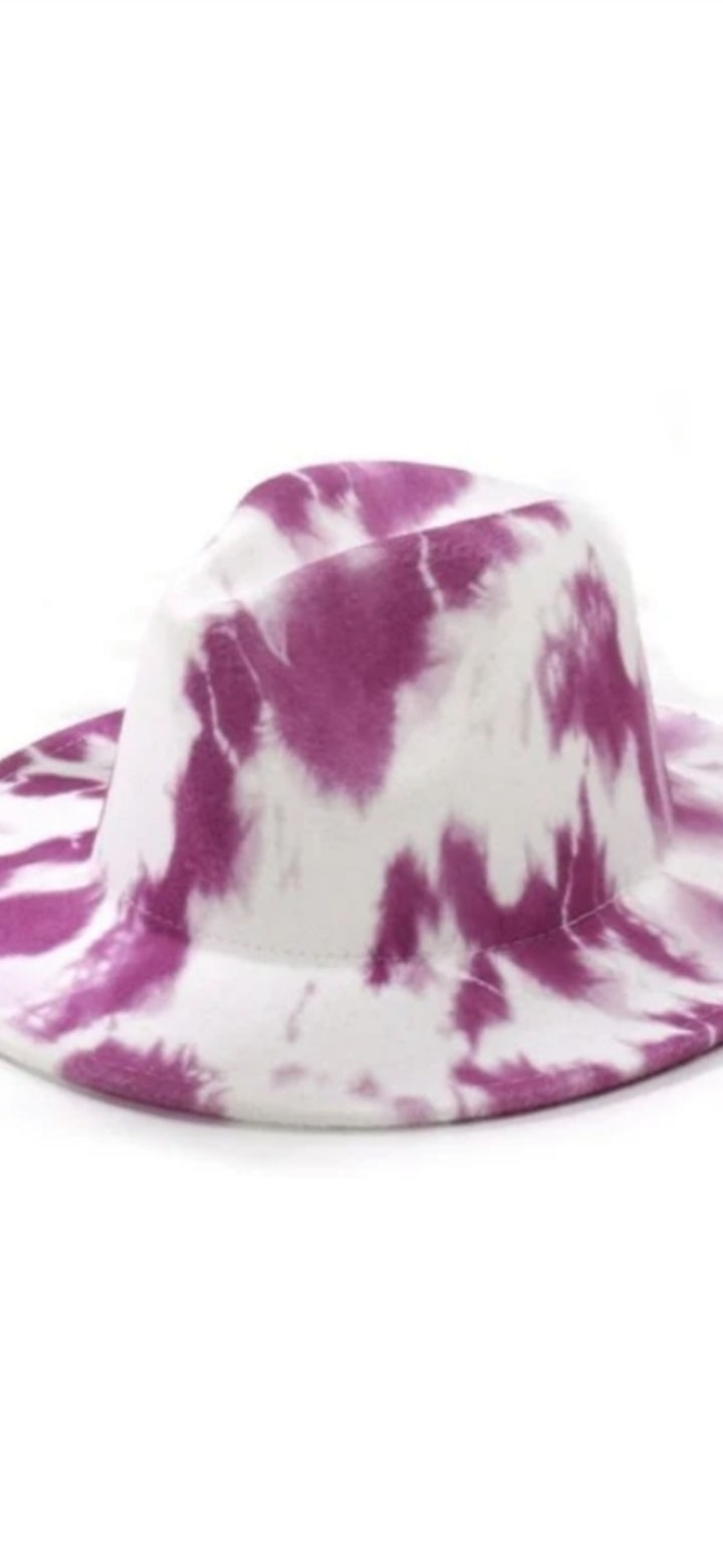 PURPLE TIE DYE HAT