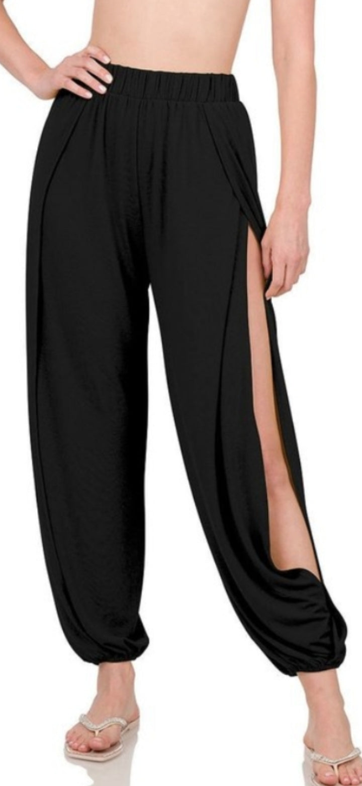 SIDE SLIT PANTS