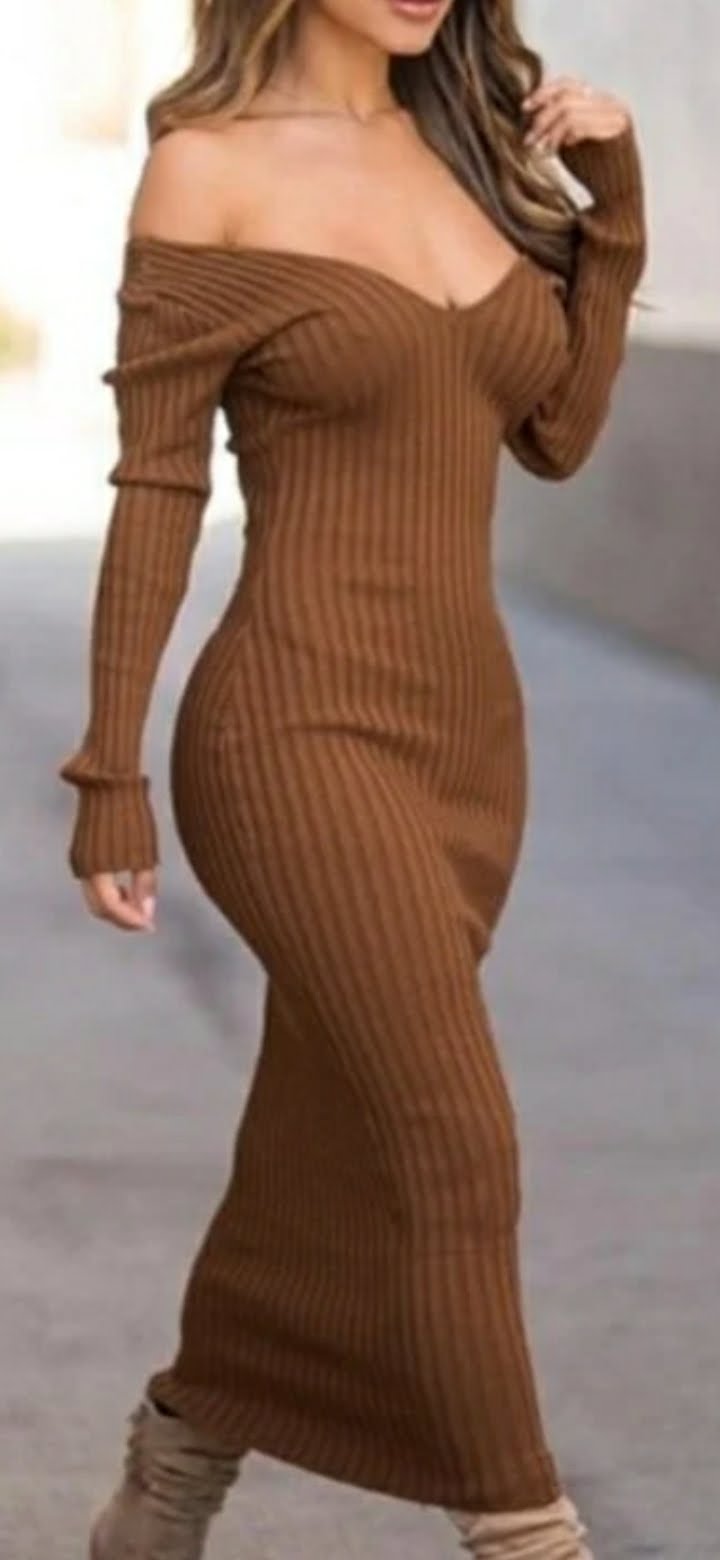 SALENA RIBBED SWEATER DRESS